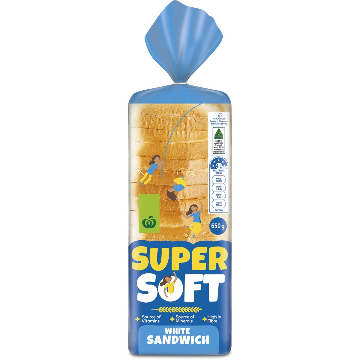 Woolworths Super Soft White Sandwich Loaf