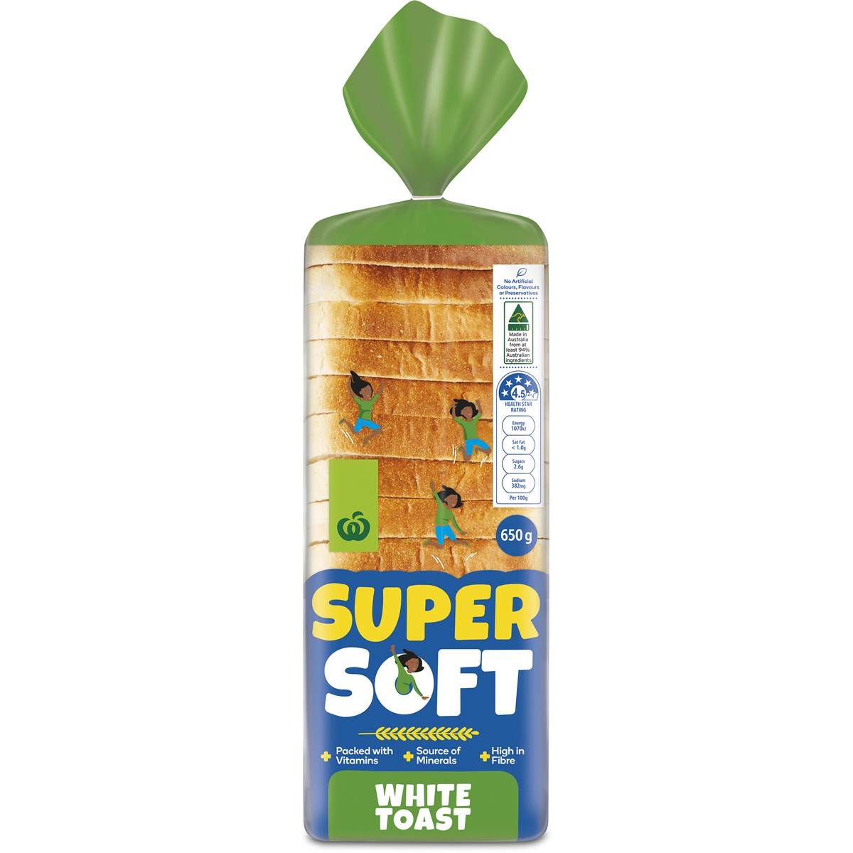 Woolworths Super Soft White Toast White Toast Loaf