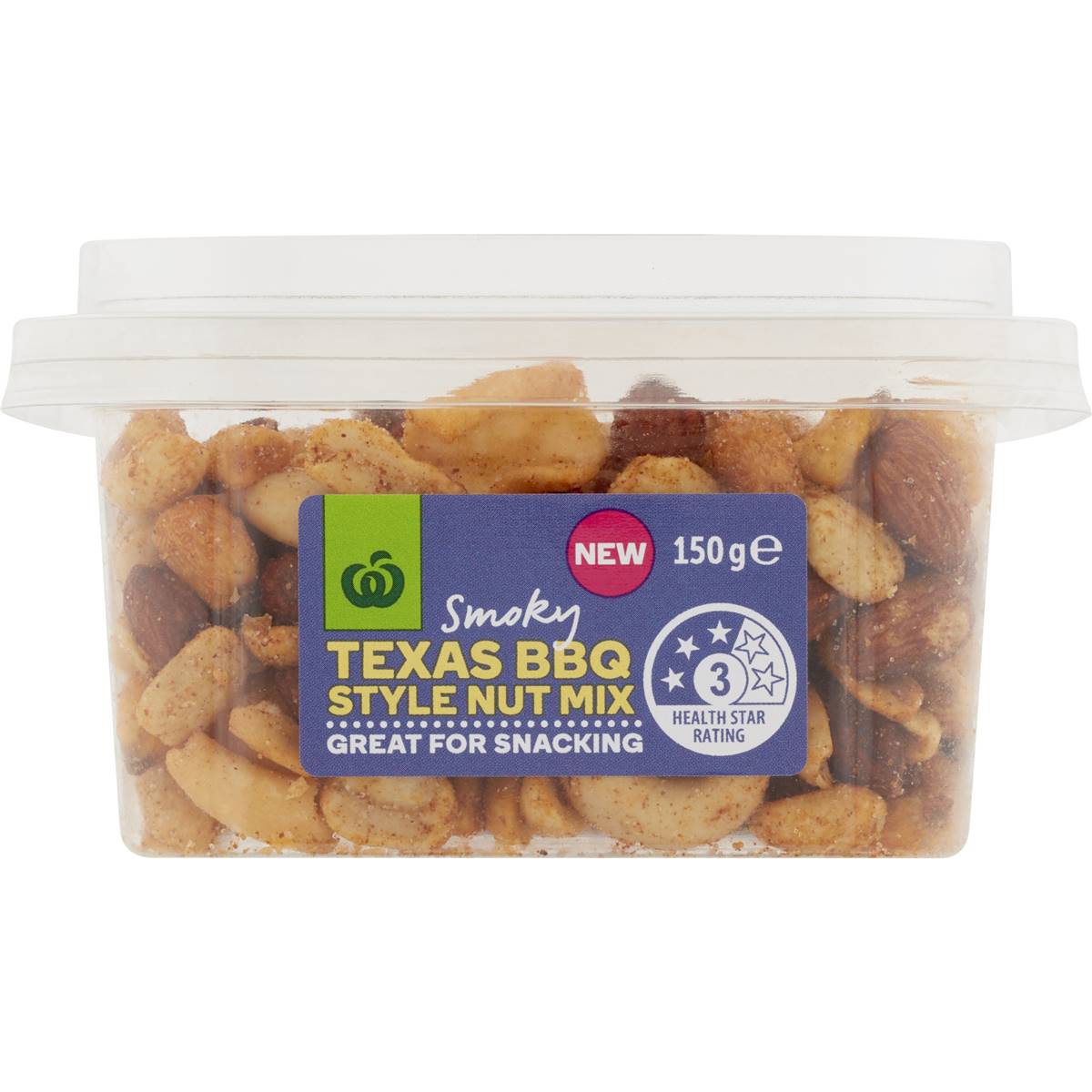 Woolworths Snack Pot Nut Mix Texas Bbq Style 150g Woolworths