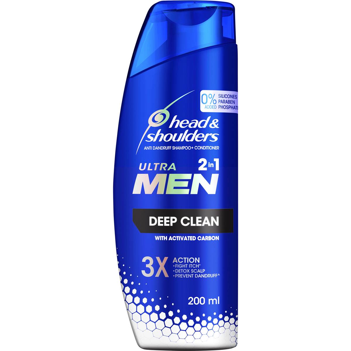 Head & Shoulders Ultramen Deep Clean 2in1 Dandruff Shampoo & Conditioner 200ml Woolworths