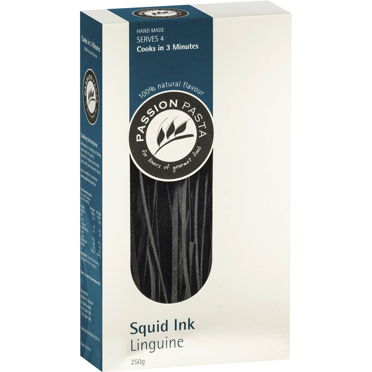Passion Pasta Squid Ink Linguine 250g Woolworths