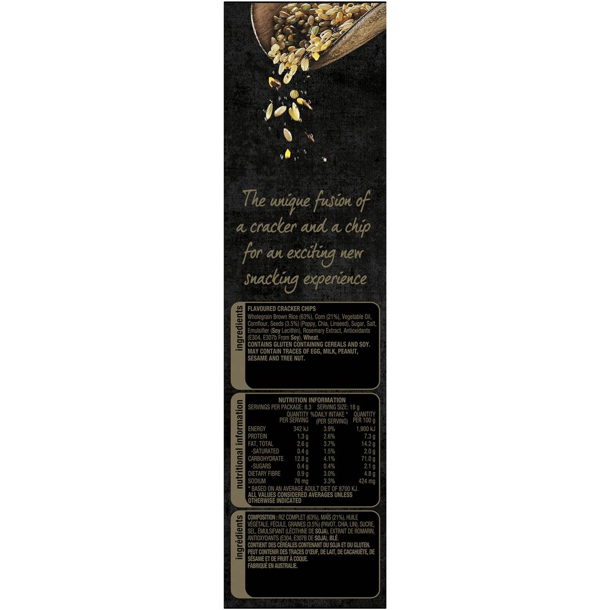 Arnott's Vitaweat Cracker Chips Sea Salt 150g Woolworths