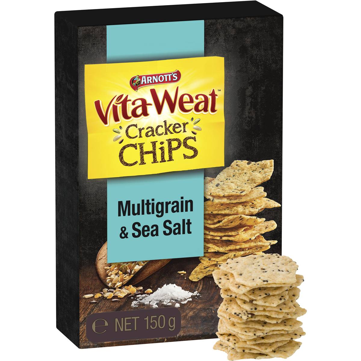 Arnott's Vitaweat Cracker Chips Sea Salt 150g Woolworths