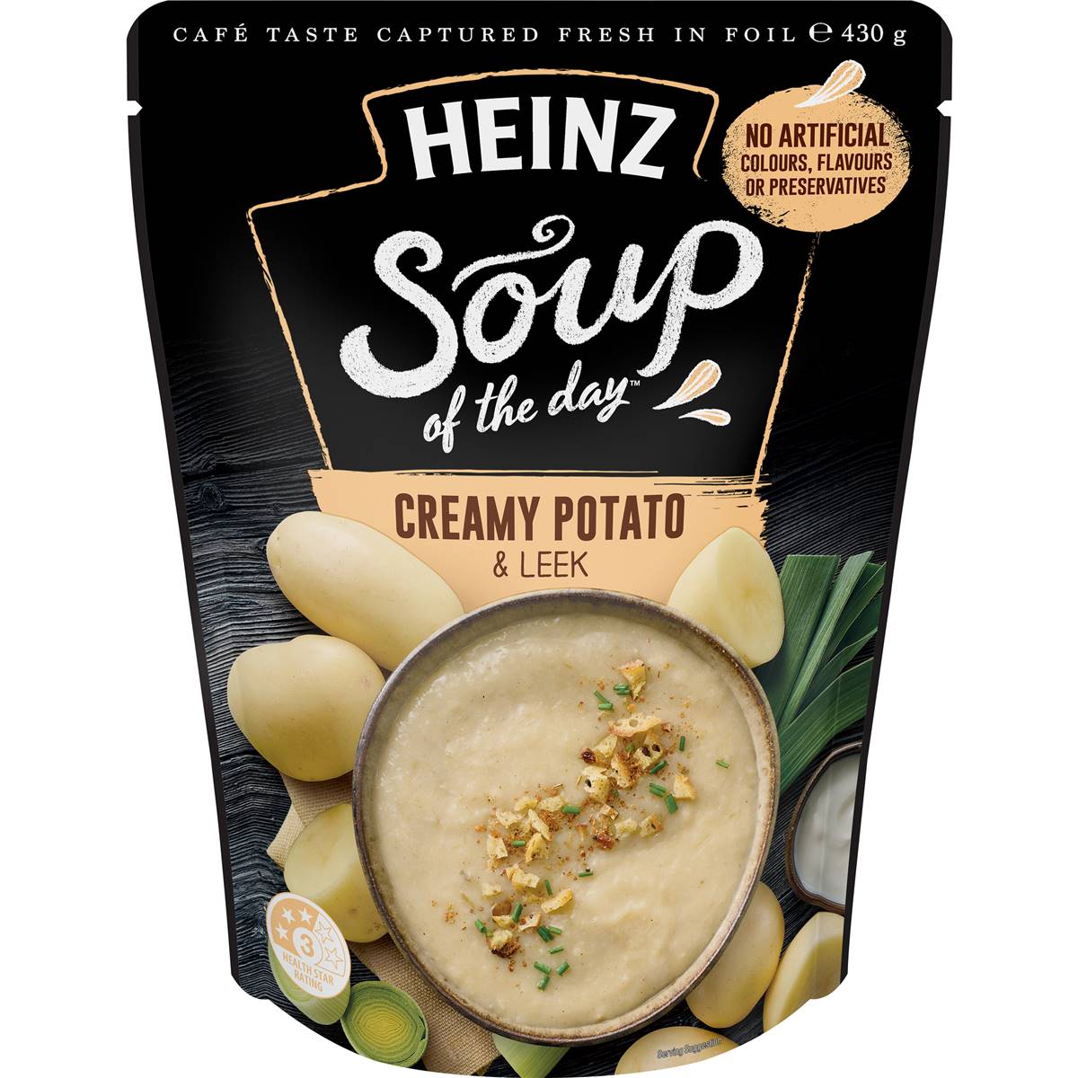 Heinz Soup Potato & Leek Soup 430g | Woolworths 