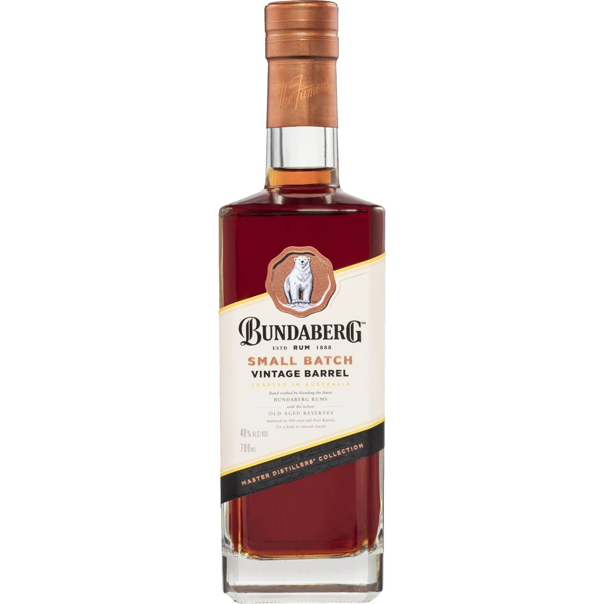 Bundaberg Master Distillers Small Batch Vintage Barrel Rum 700ml