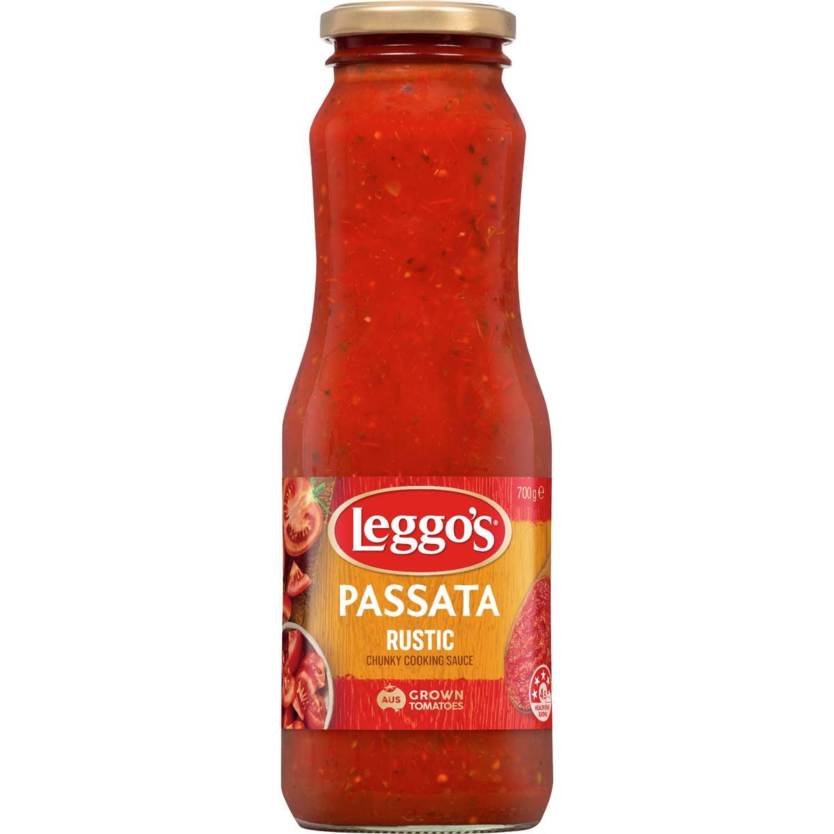 Leggo's Australian Tomato Passata Sauce Rustic Thick & Chunky 700g
