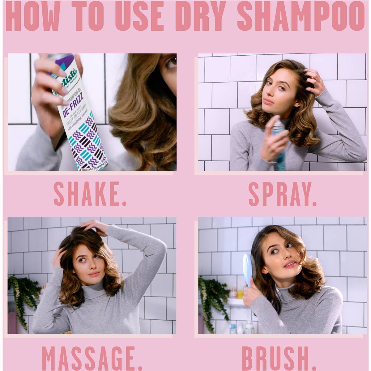 Batiste Dry Shampoo & Defrizz 200ml Woolworths