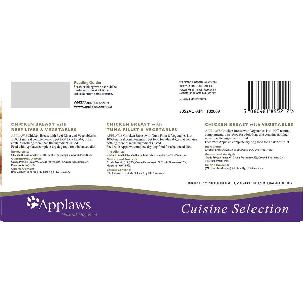 Applaws Dog Tins Cuisine Selection 5 Pack Woolworths