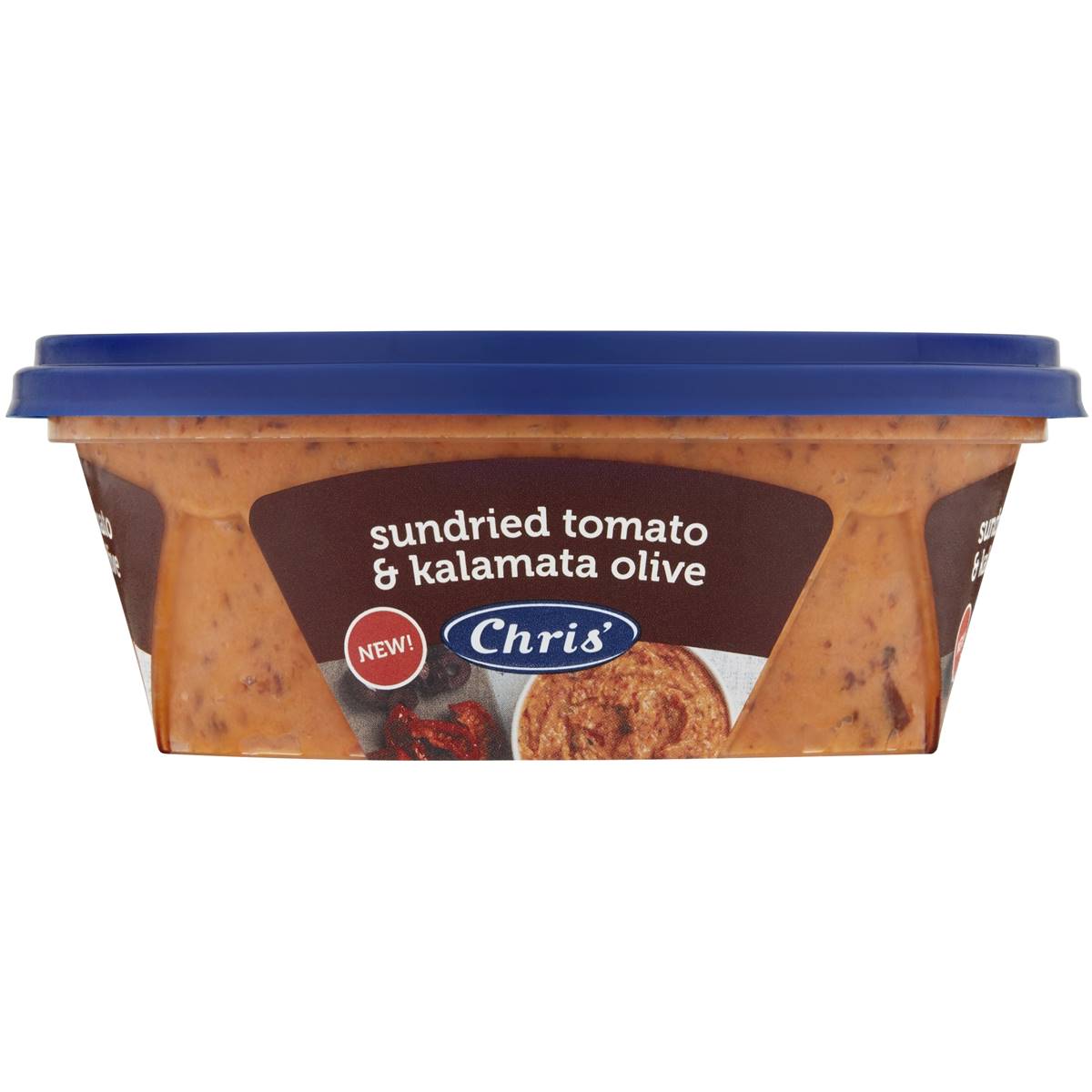 Chris' Sundried Tomato & Kalamata Olive Dip 200g Woolworths