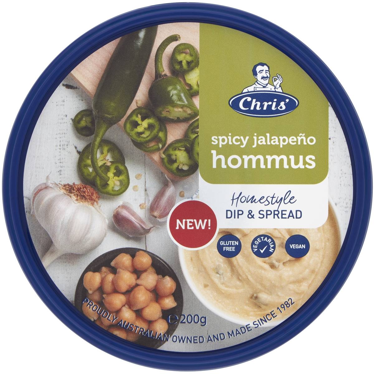 Chris' Spicy Jalapeno Dip 200g Woolworths