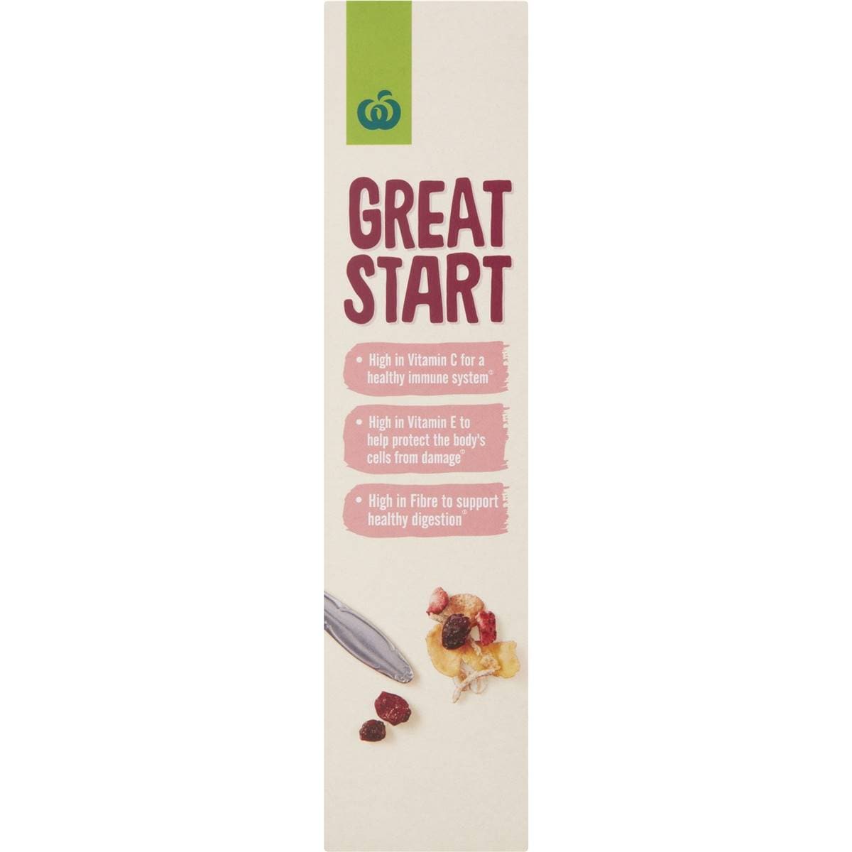 Woolworths Great Start Antioxidant Fruity Cereal 400g Woolworths