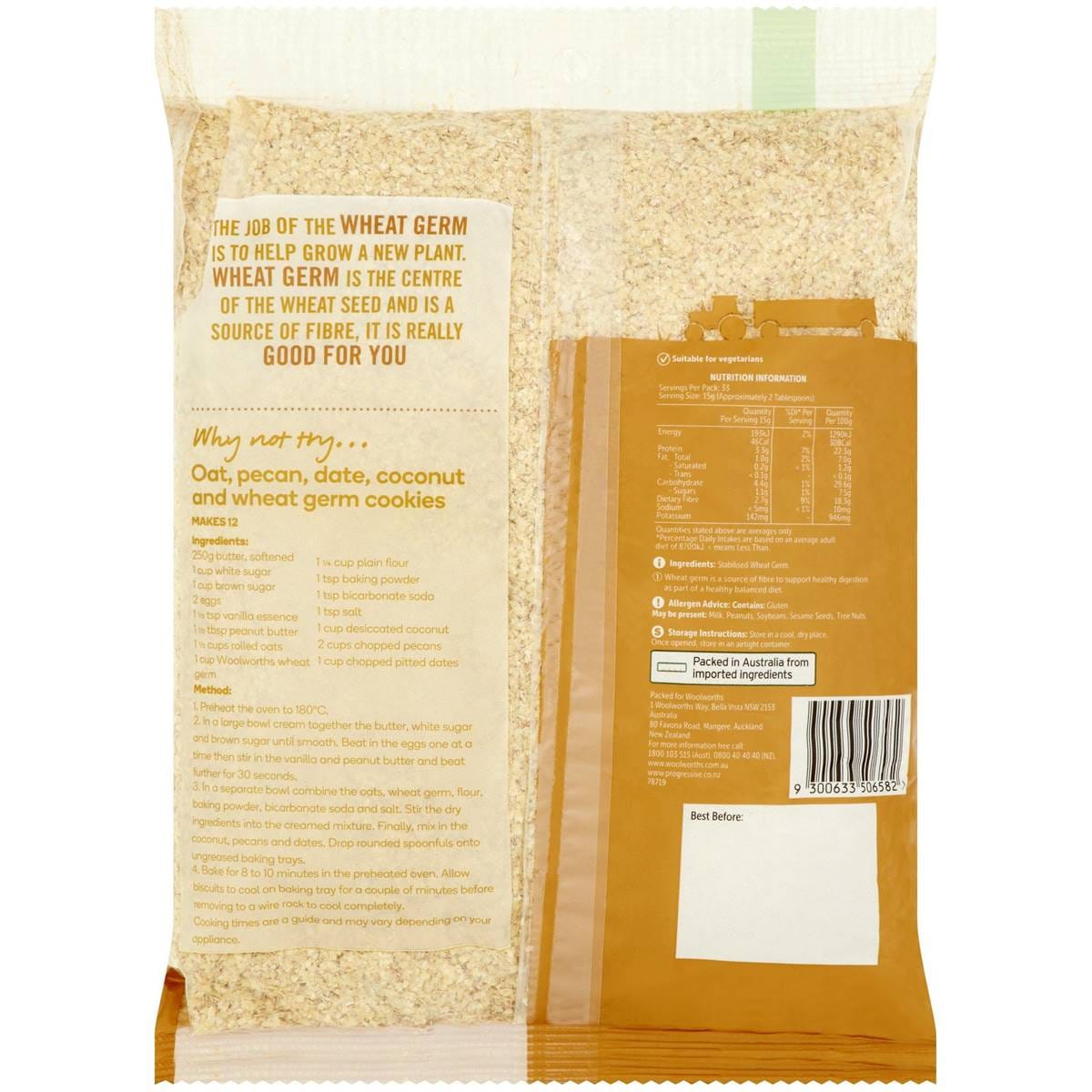 Woolworths Wheat Germ 500g Woolworths