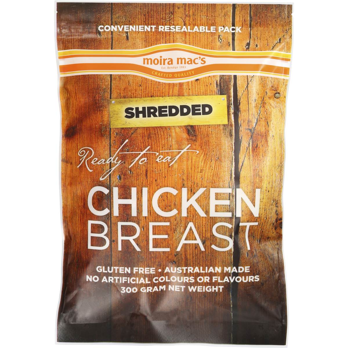 Moira Mac's Shredded Chicken 300g Woolworths