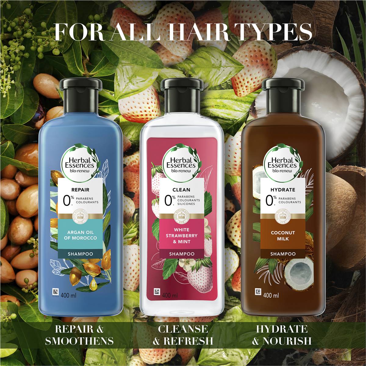 Herbal Essences Biorenew Blue Ginger & Micellar Gentle Detox Shampoo