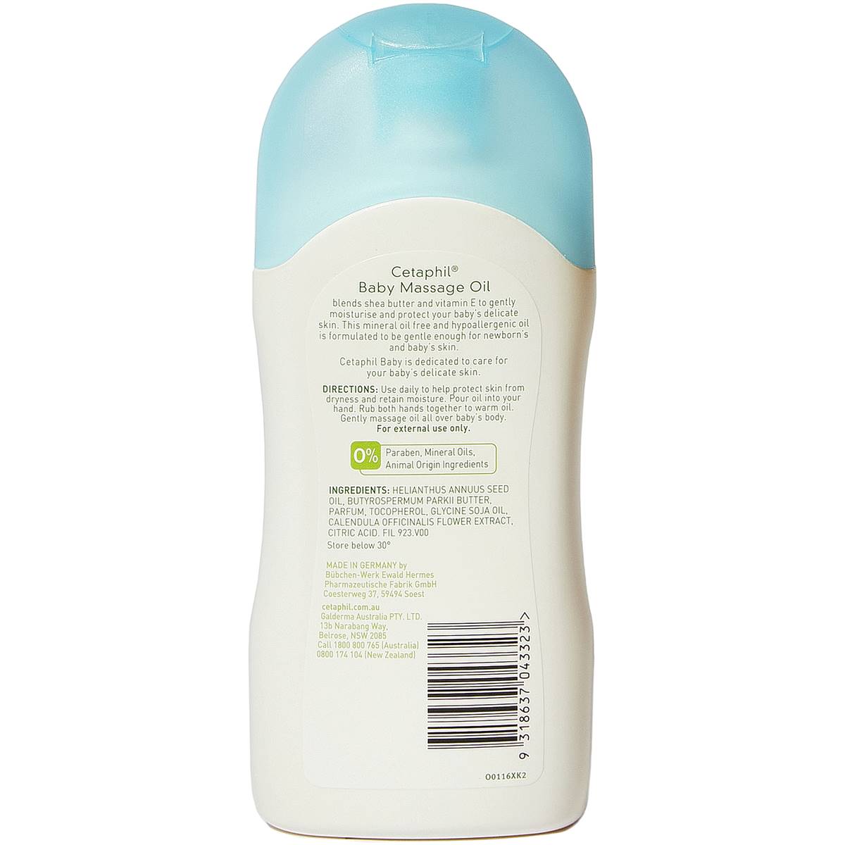 Cetaphil Baby Massage Oil With Shea Butter 200ml Woolworths
