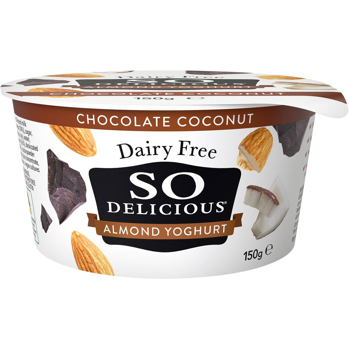 So Delicious Almond Chocolate Coconut Yoghurt 150g Woolworths