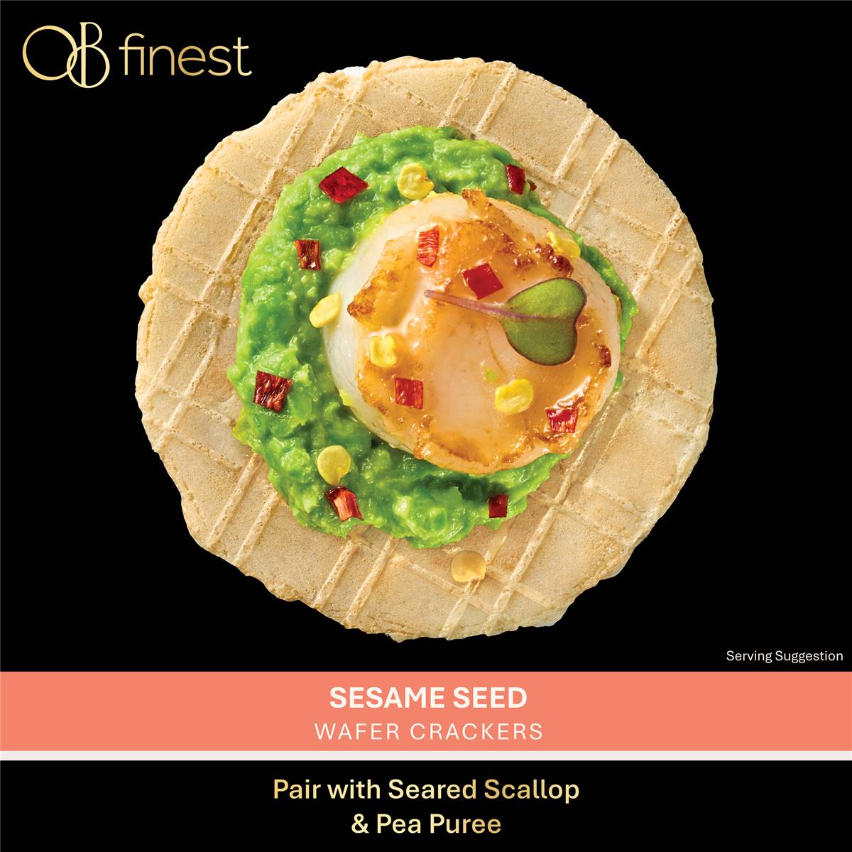 Ob Finest Sesame Wafer Crackers 100g | Woolworths