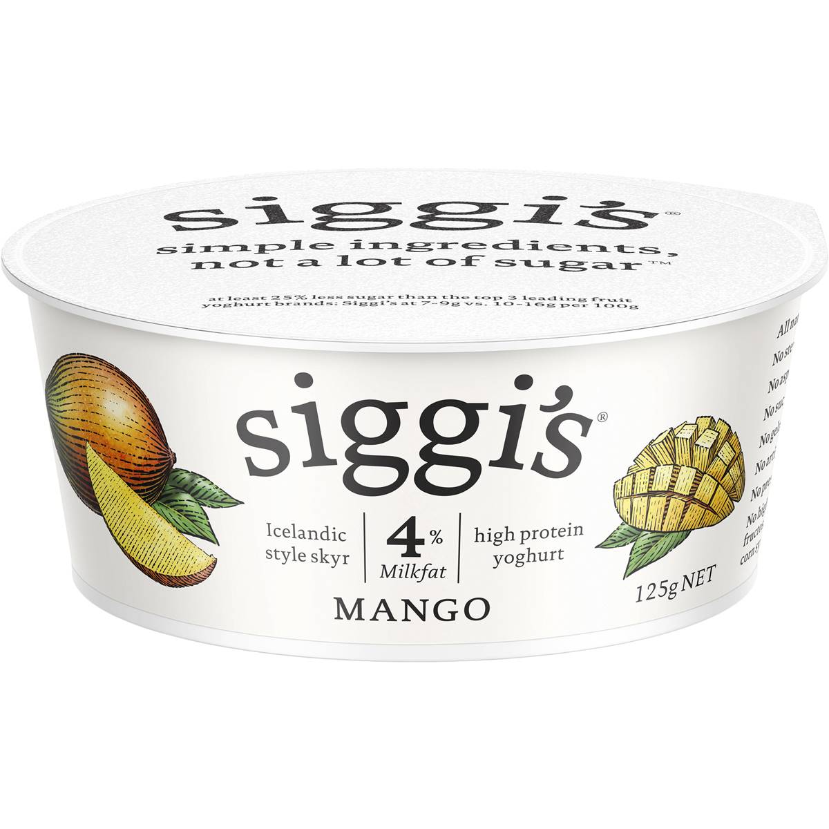 Siggi's Yoghurt Mango 125g | Woolworths