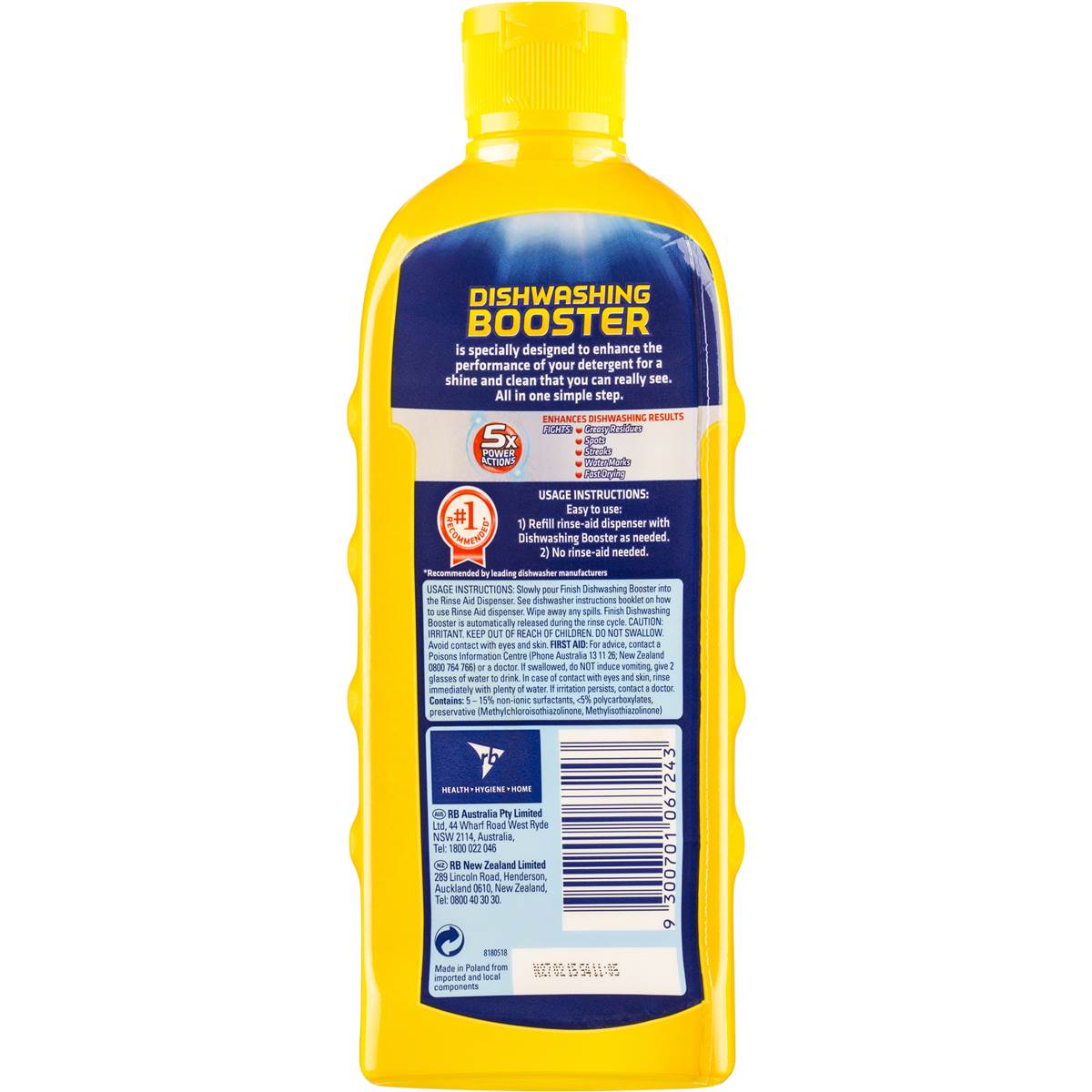 Finish Dishwashing Booster 250ml Woolworths