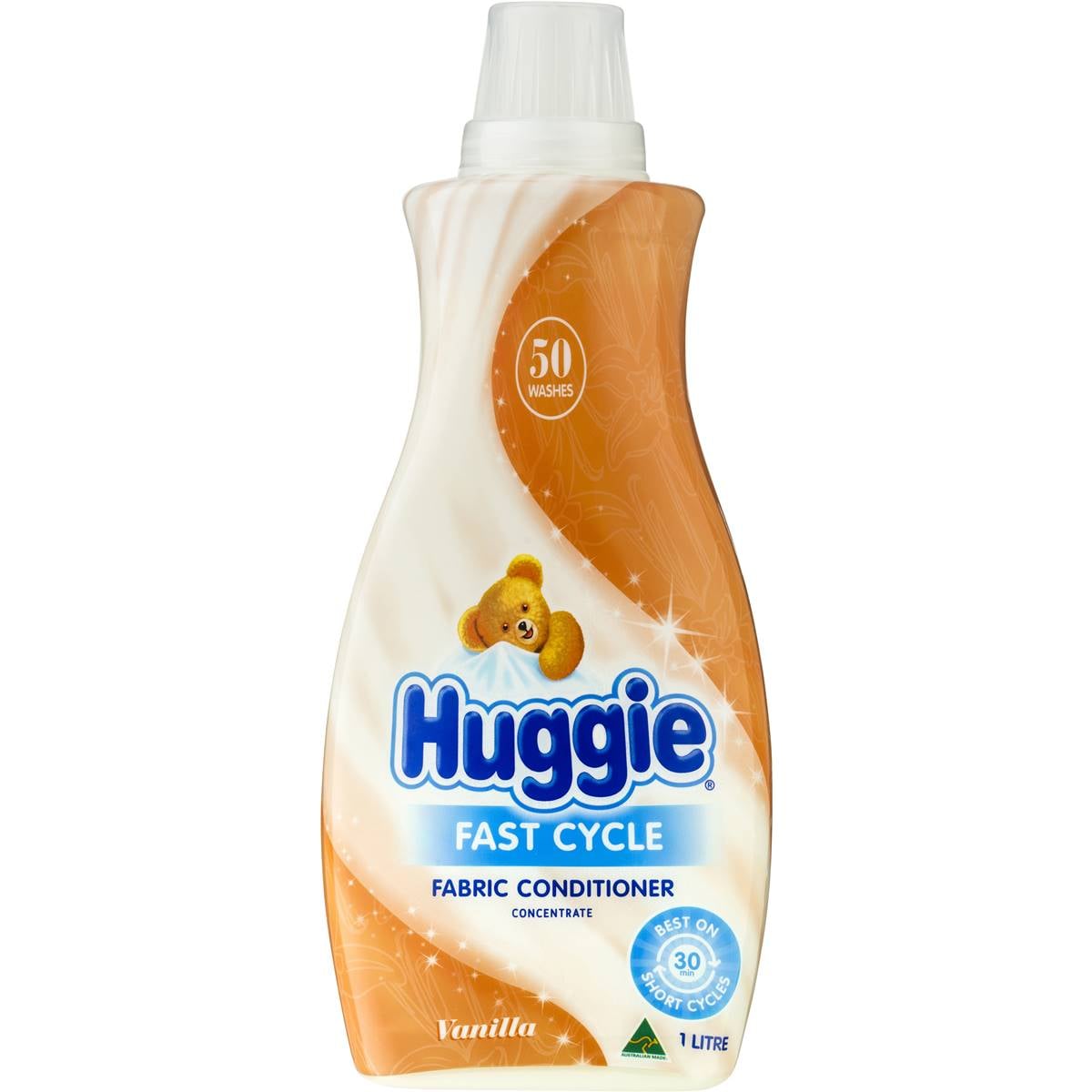 Huggie Fast Cycle Fabric Softener Vanilla 1l Woolworths