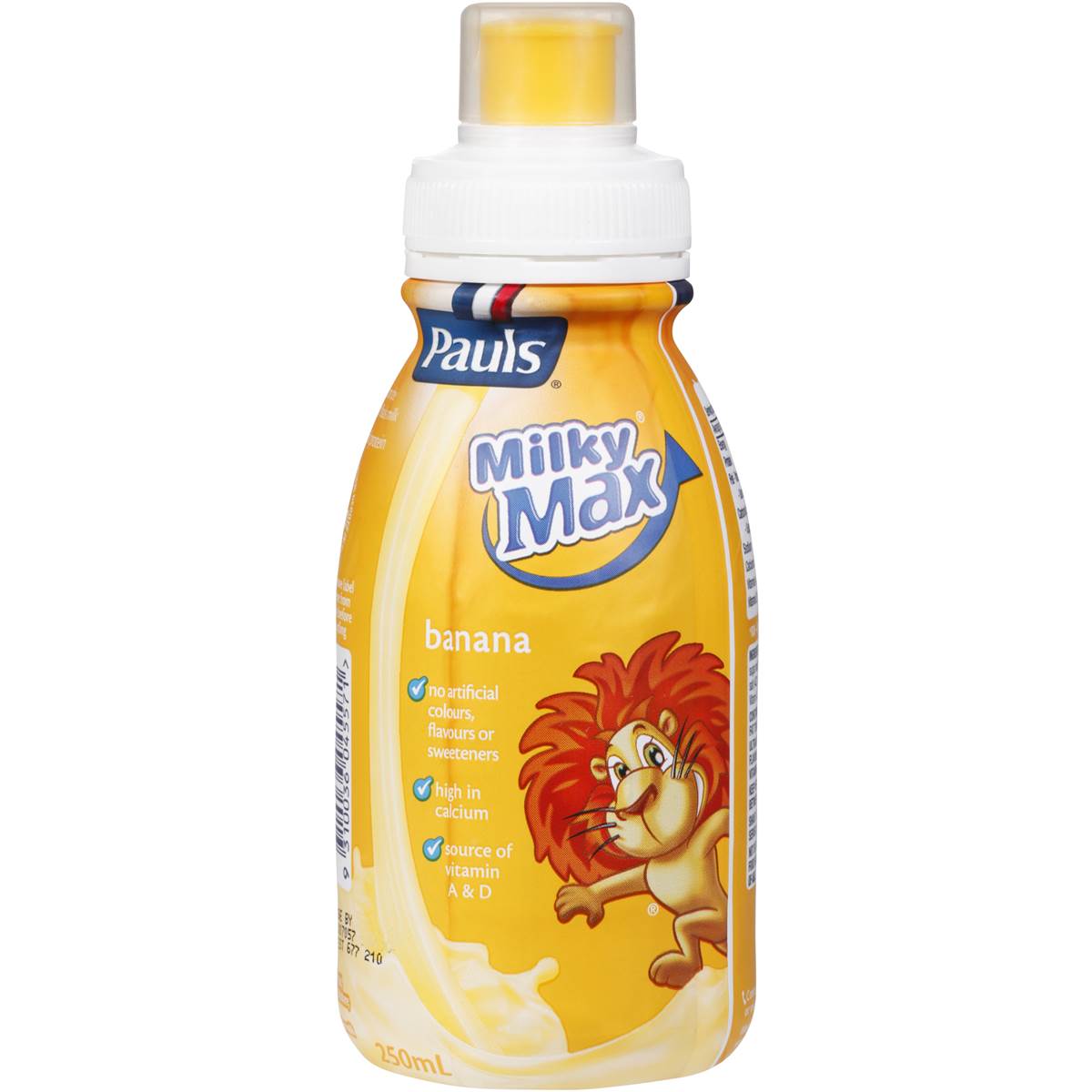 Pauls Milky Max Banana Flavoured Milk 250ml Woolworths