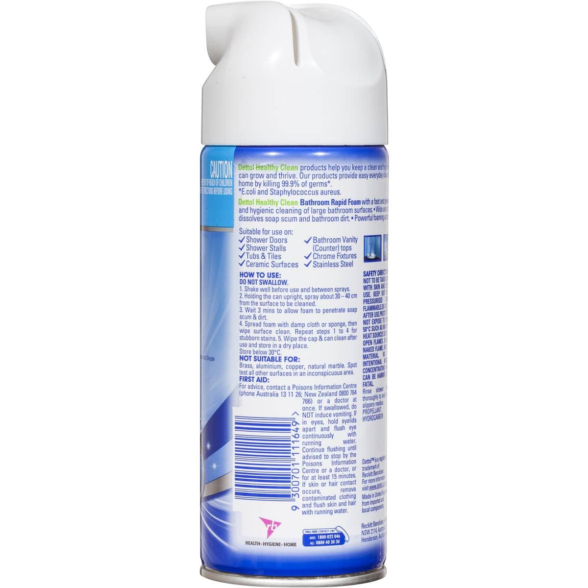 Dettol Healthy Clean Bathroom Foam 390g Woolworths