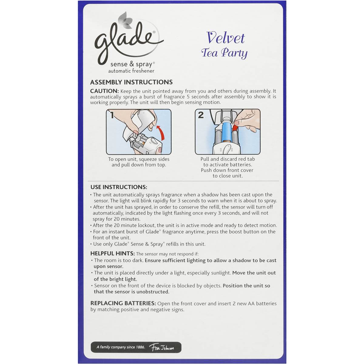 Glade Sense & Spray Limited Edition Primary 12g Woolworths