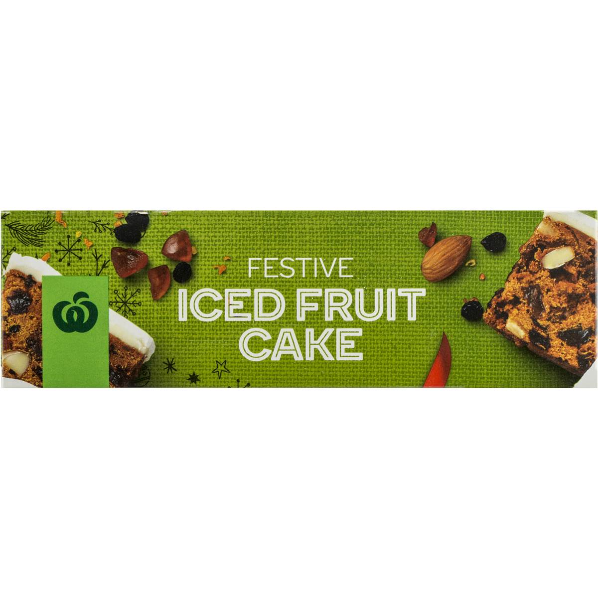 Woolworths Christmas Iced Fruit Cake 1kg | Woolworths
