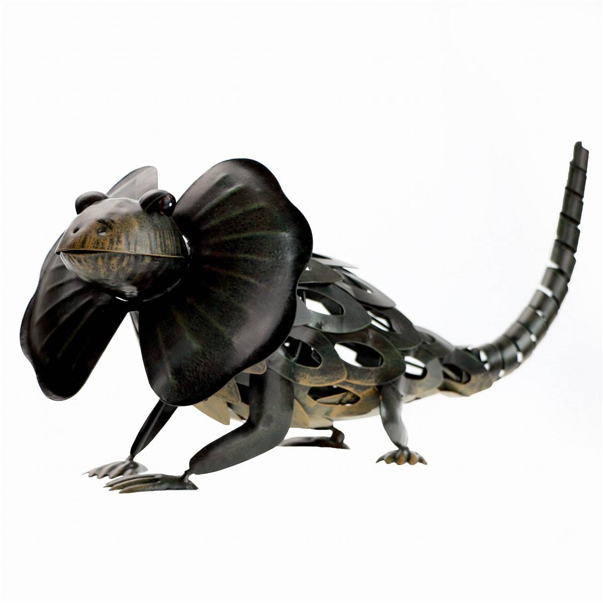 Green Gardener Metal Decoration Lizard Lizard Each Woolworths