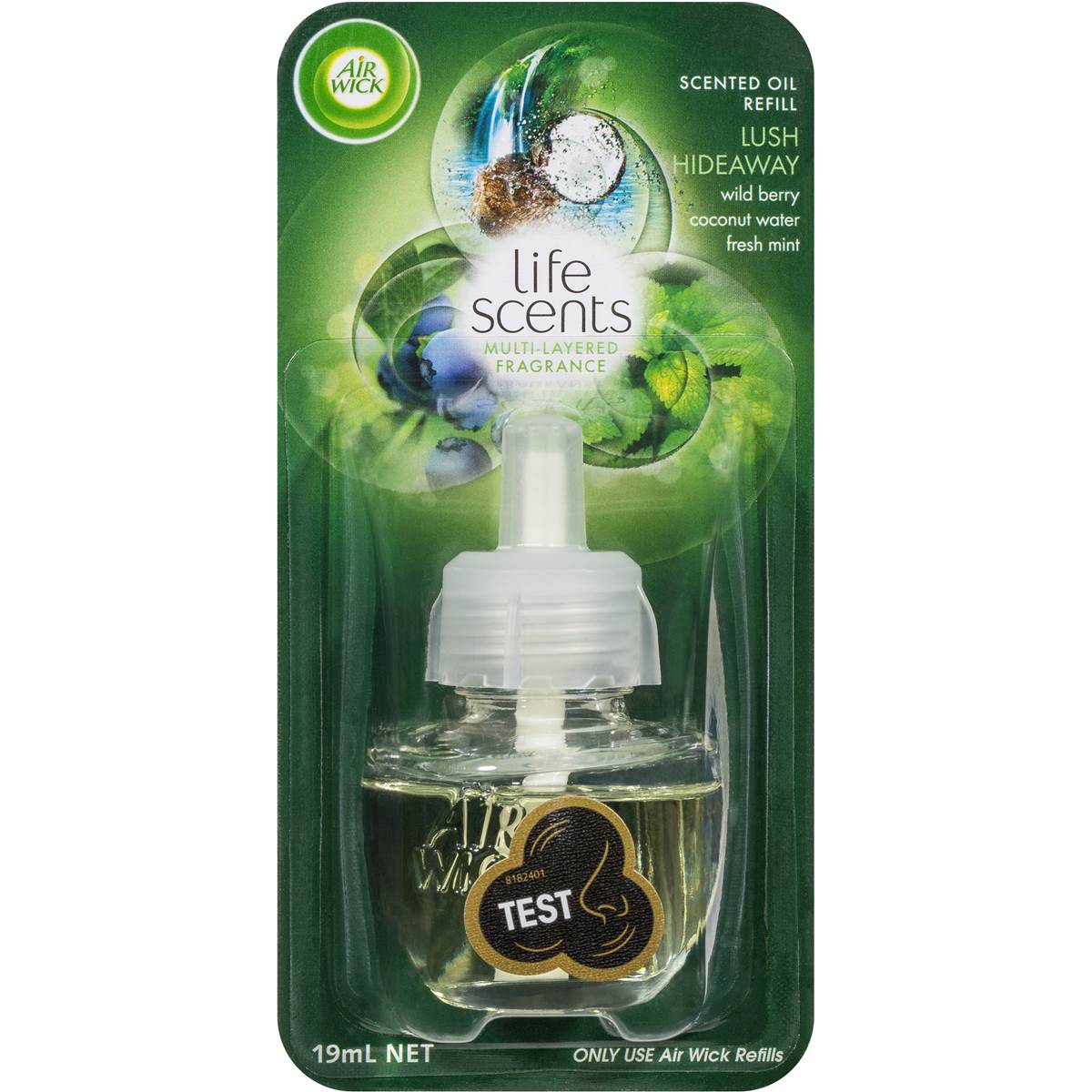 Air Wick Life Scents Lush Hideaway Plug In Refill 19ml Woolworths