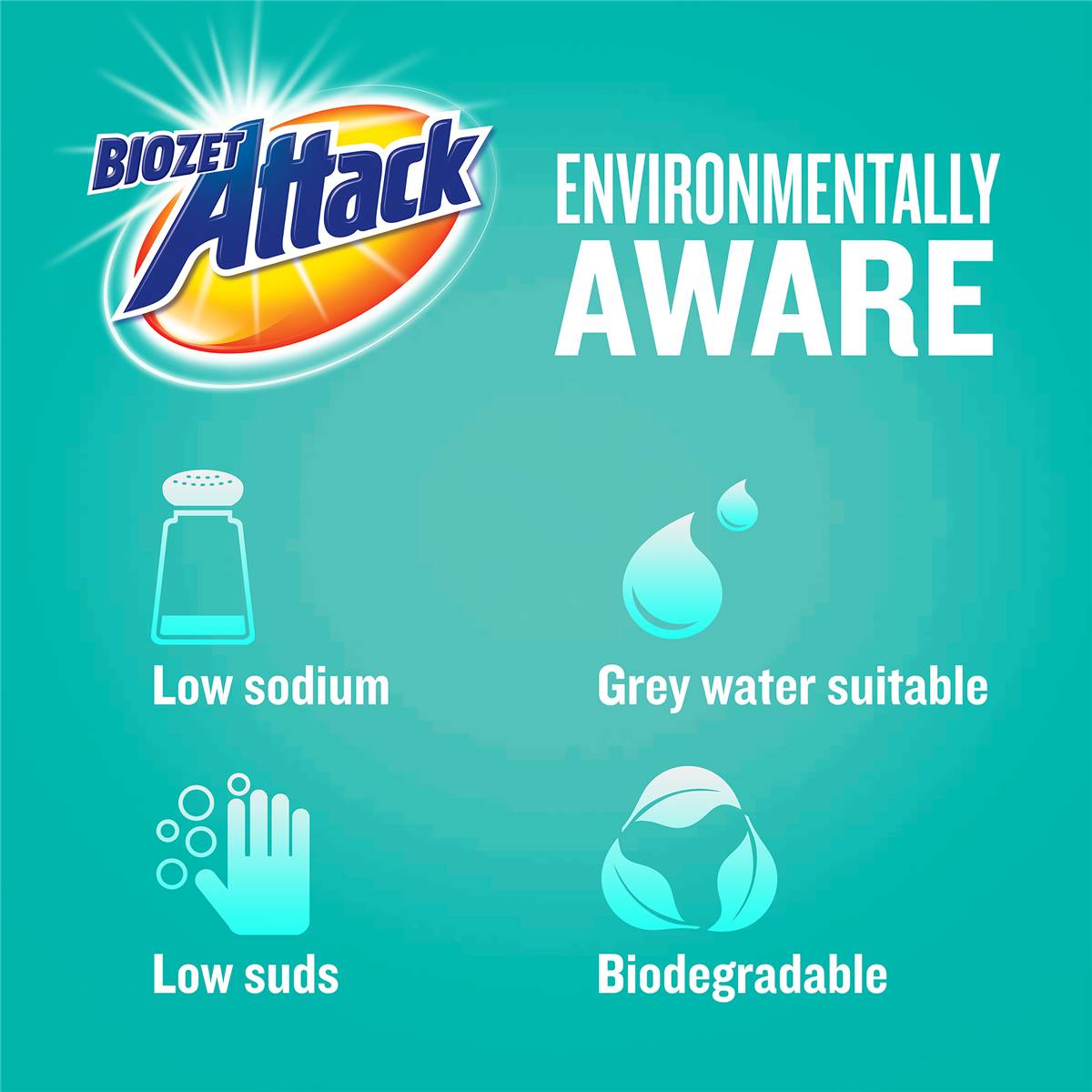 Biozet Laundry Liquid Attack Plus Quick Wash 2l Woolworths