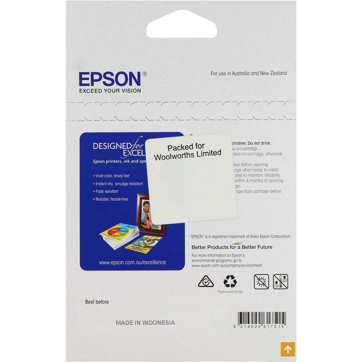Epson Printer Ink 220 Std Capacity Value Pack Each | Woolworths