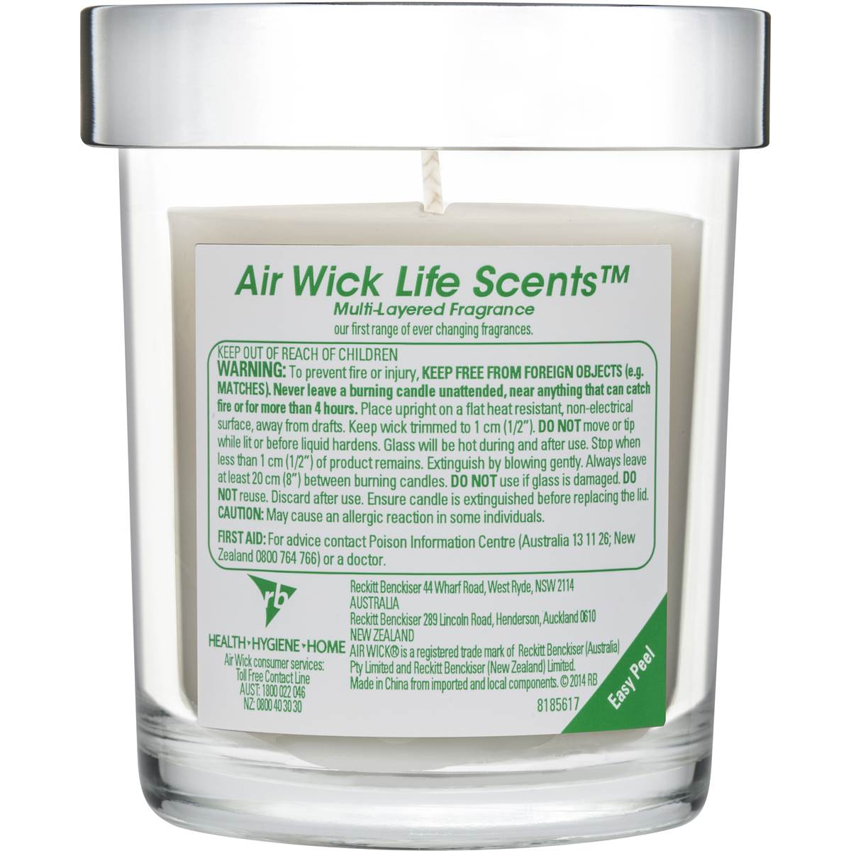 Air Wick Life Scents Premium Collection Candle 141g Woolworths