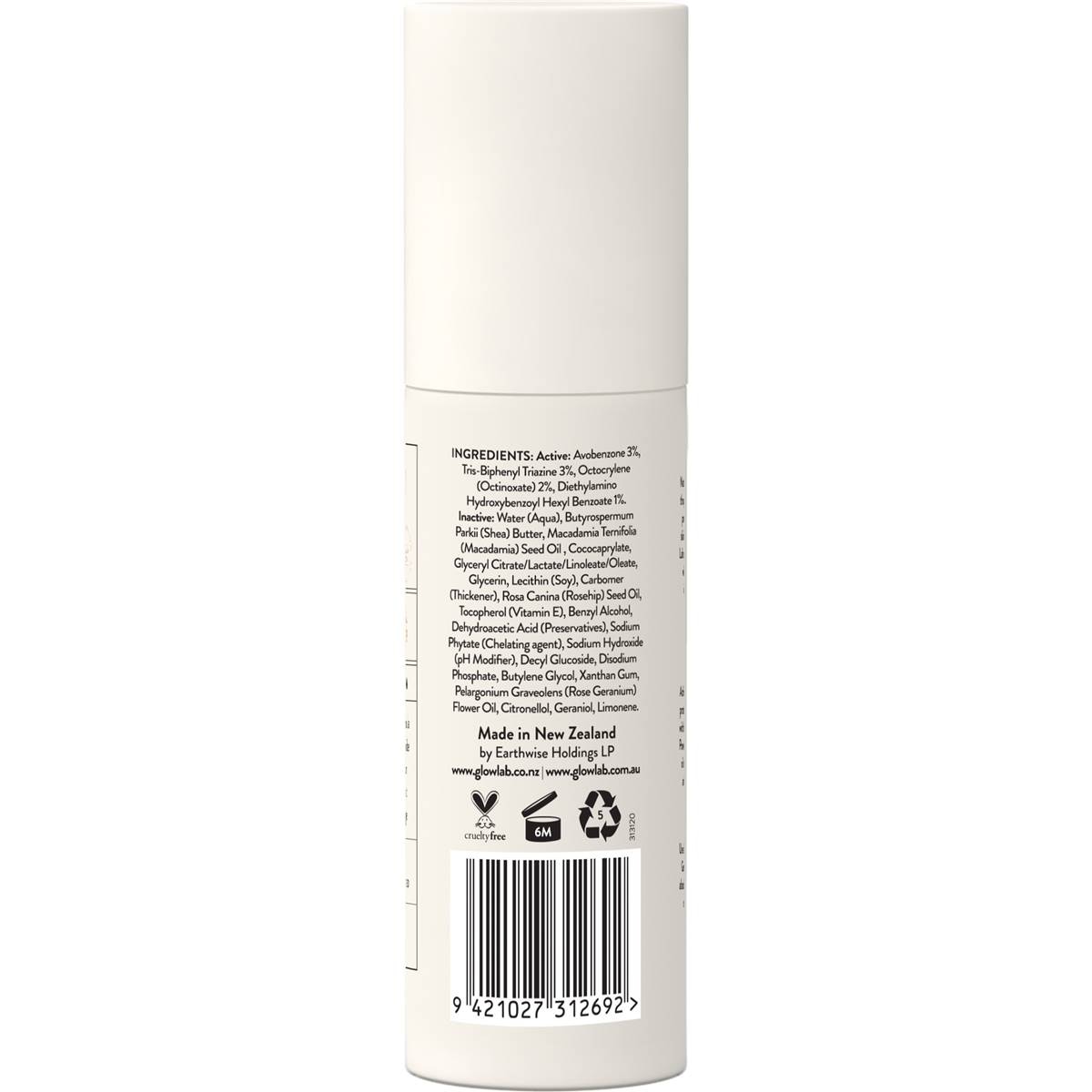 Glow Lab Facial Moisturiser Spf15 75ml Woolworths