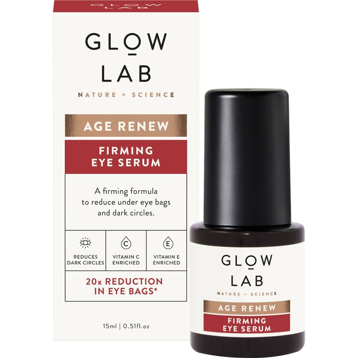 Glow Lab Age Renew Firming Eye Serum 15ml Woolworths