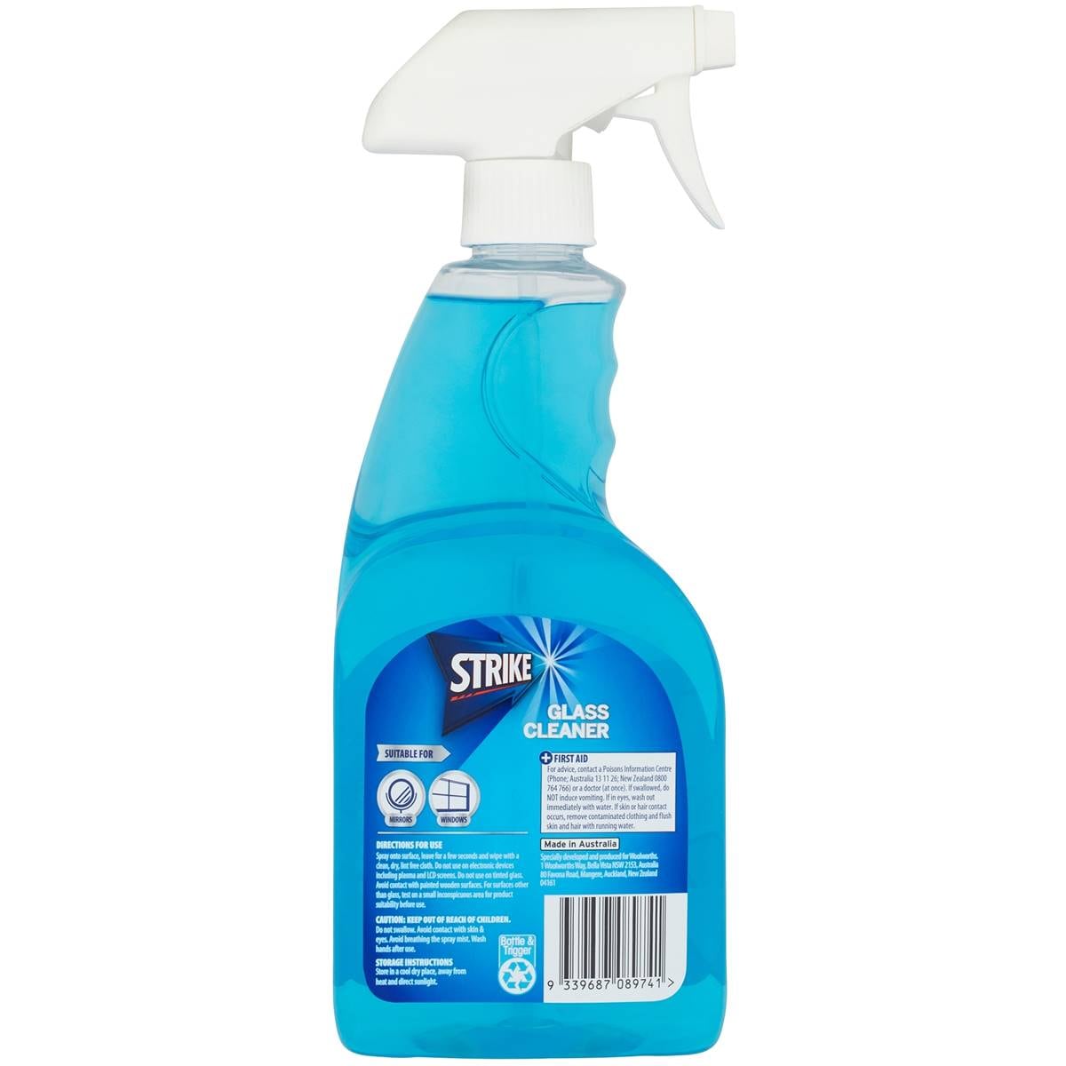 Strike Glass Cleaner 750ml Woolworths