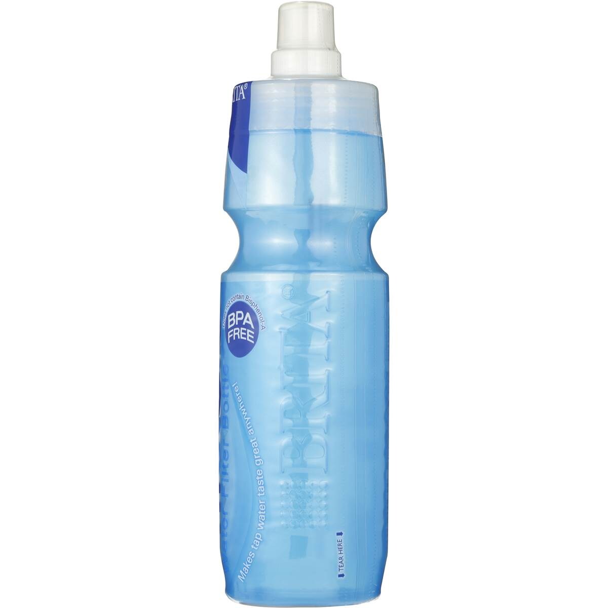 Brita Fill & Go Water Filter Bottle Blue Each Woolworths