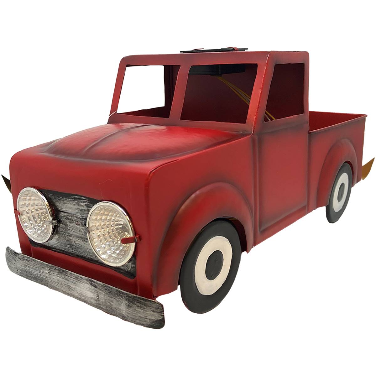 Gardman Solar Metal Car - Red Truck Each | Woolworths