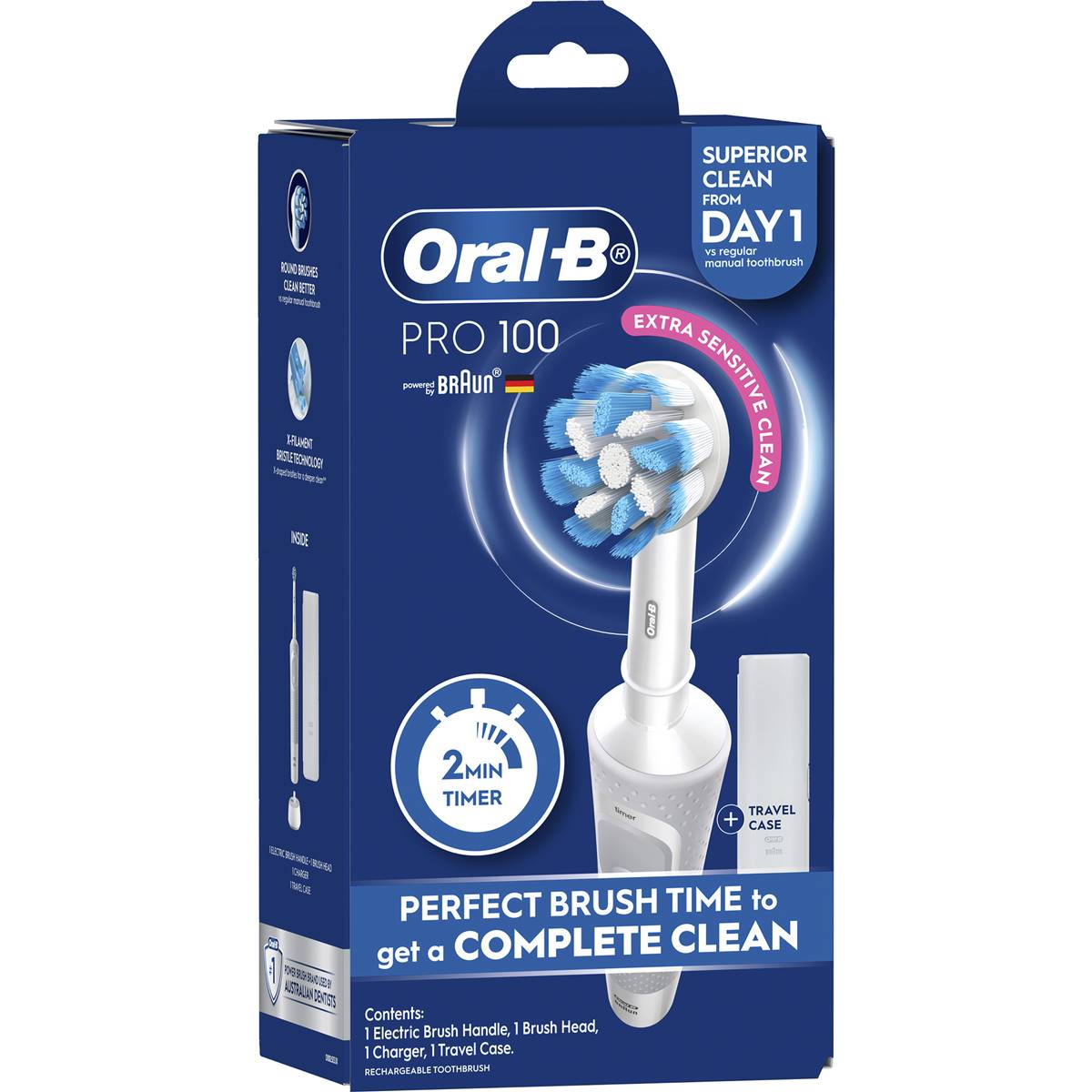 Oral B Pro 100 Gum Care Electric Toothbrush Each | Woolworths