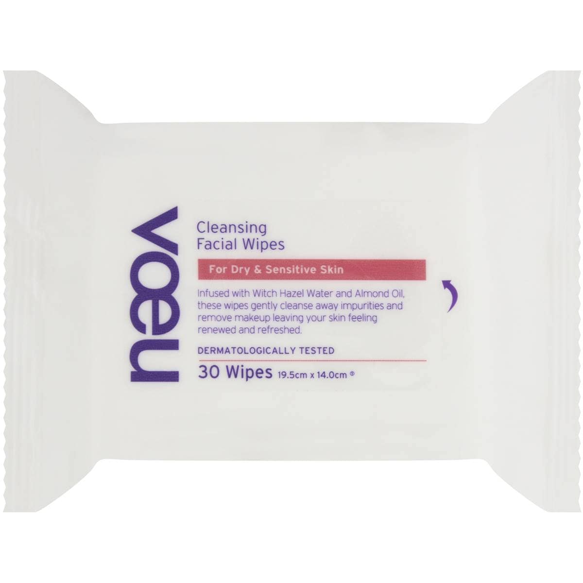 Voeu Facial Wipes Sensitive Skin 30 Pack Woolworths