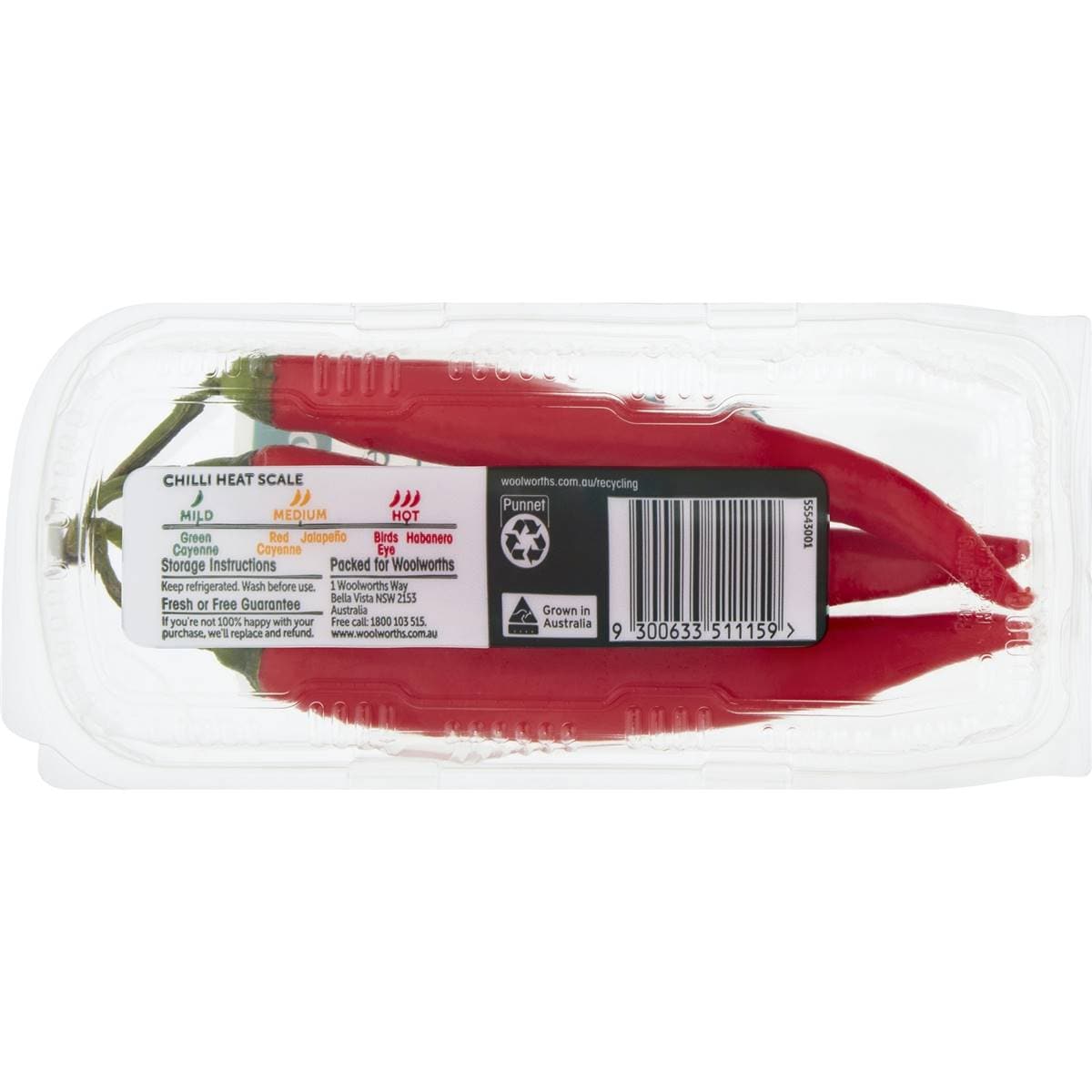 Woolworths Red Cayenne Chilli (medium) 50g Woolworths