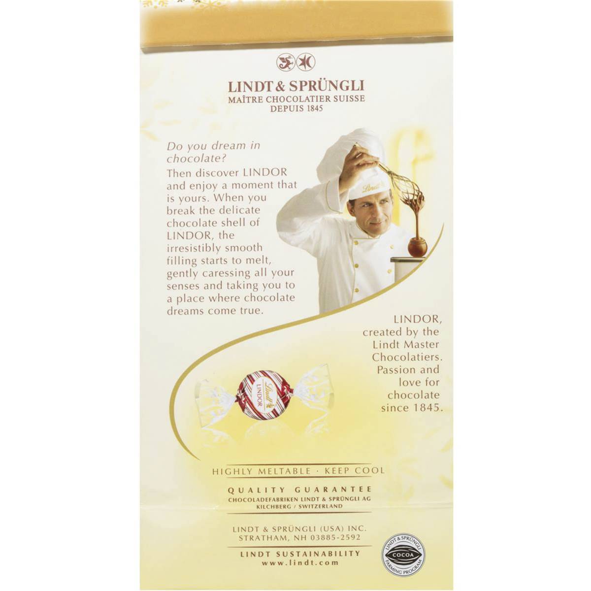 Lindt Peppermint White Chocolate Ingredients Lindt Peppermint White Chocolate Ingredients
