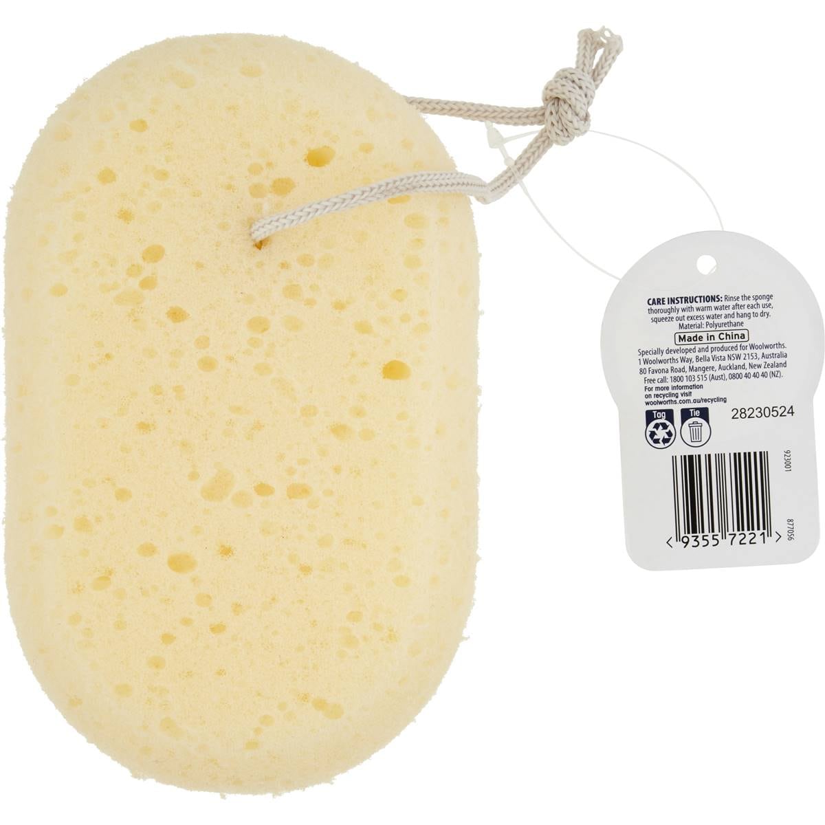 The Balnea Body Company Bath Sponge Each Woolworths