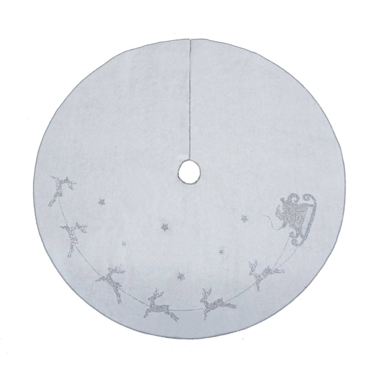 Christmas Glitter Tree Skirt Each Woolworths