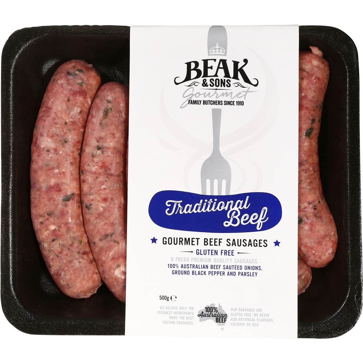 Beak & Sons Smoky Chorizo Sausages 400g Woolworths