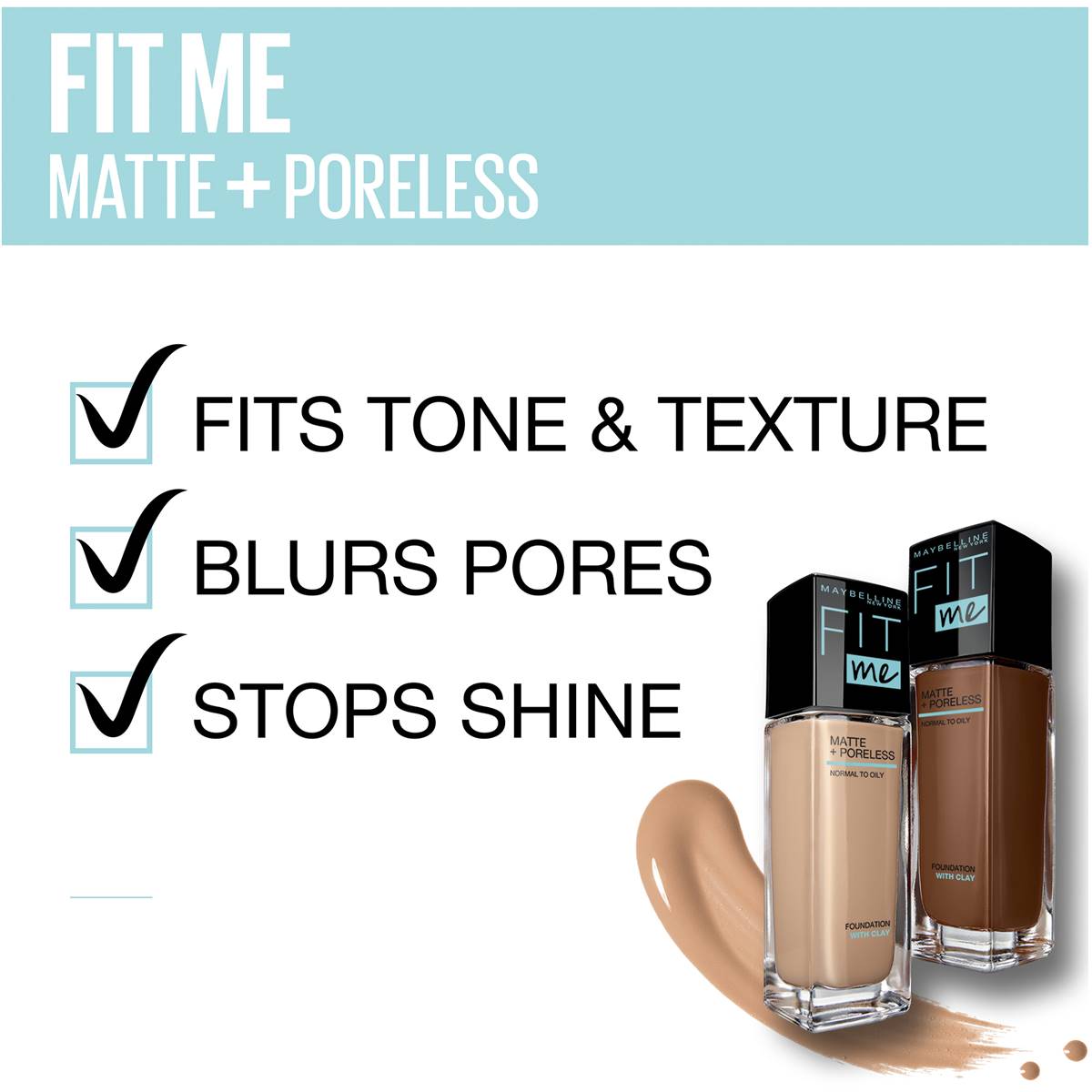 Maybelline Fit Me Matte And Poreless Foundation Classic Ivory 120 30ml Woolworths 6836