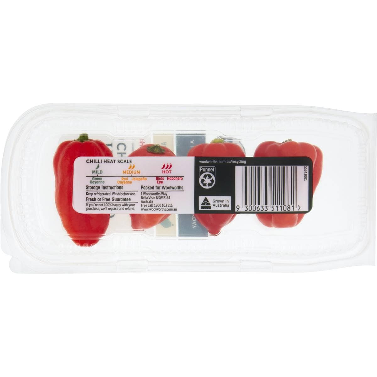 Woolworths Habanero Chilli (hot) 35g Woolworths