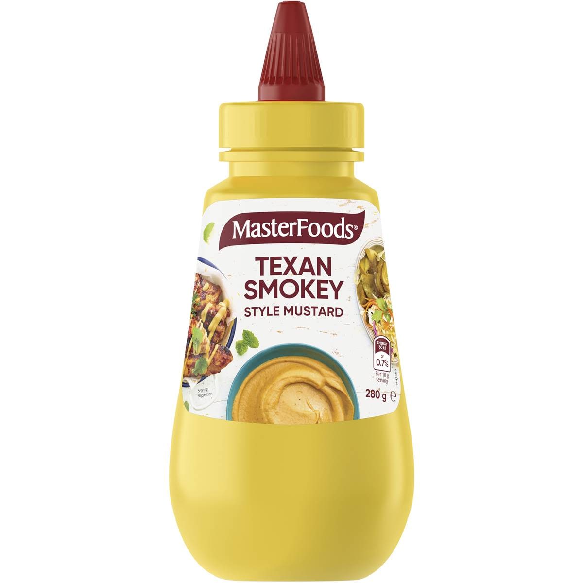 Masterfoods Texan Smokey Style Mustard 280g Woolworths