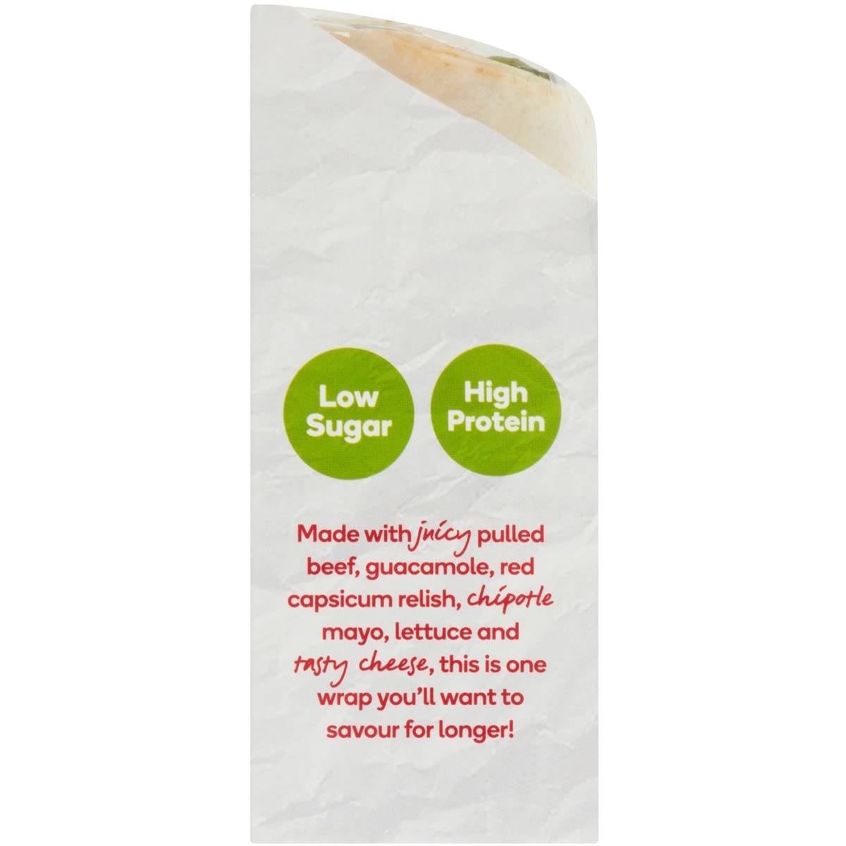 Woolworths Mexican Pulled Beef Tortilla Wrap 2 Pack Woolworths