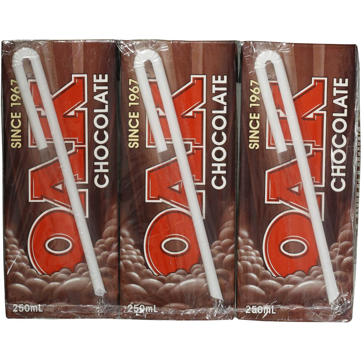 Oak Chocolate Flavoured Milk 3x250ml | Woolworths